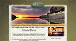 Desktop Screenshot of mealeyfuneralhomes.com